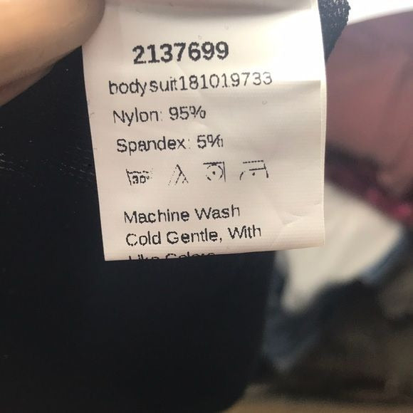 Sheer Mock Neck Bodysuit - Medium