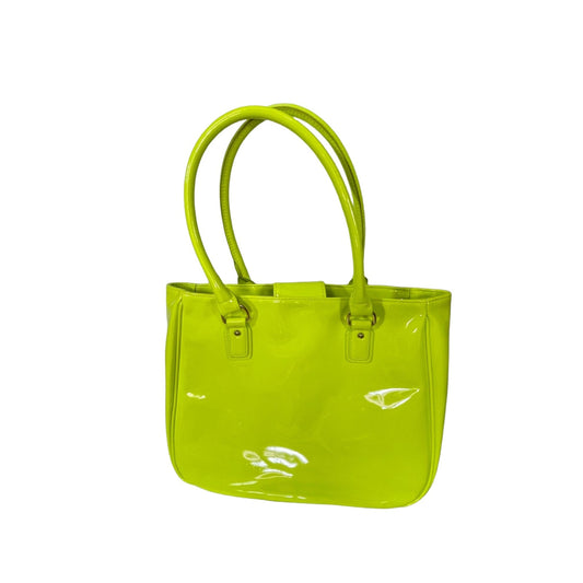 Neon Patent Tote