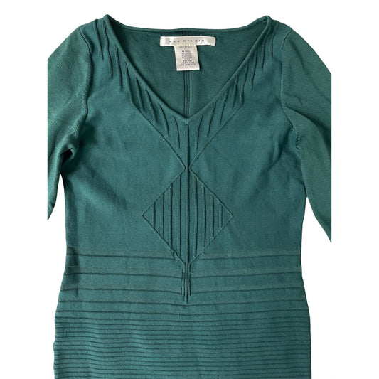 Max Studio Jade Green Knit Dress - S/M