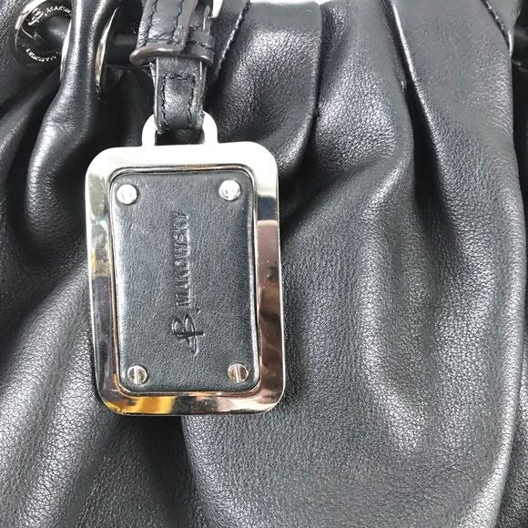 B. Makowsky Leather Satchel Bag