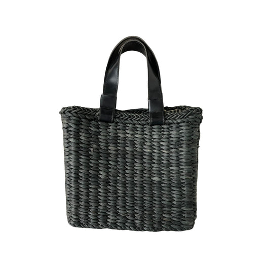 Reaction Black Straw Purse