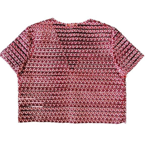 Maje Semi-sheer striped Top 3/L