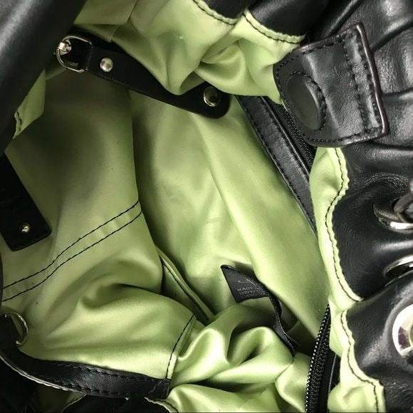 B. Makowsky Leather Satchel Bag