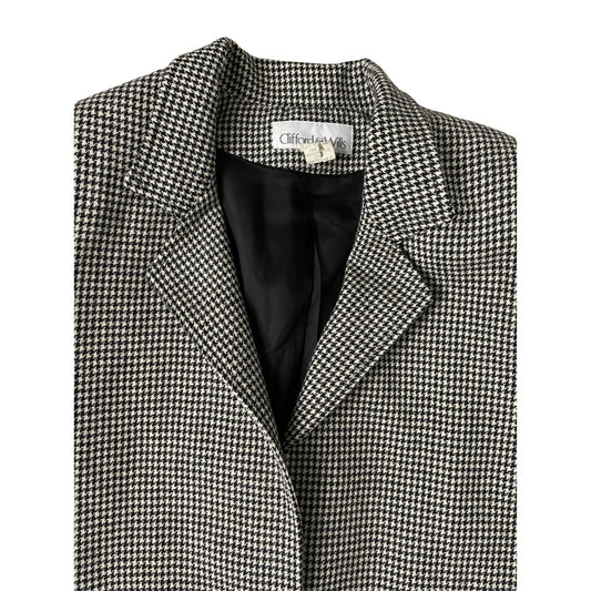 Vintage Houndstooth Blazer - 10