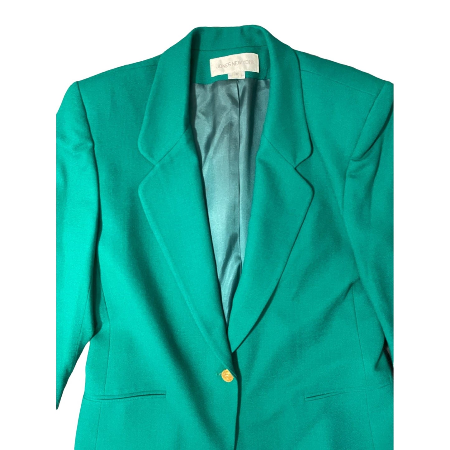 Vintage Kelly Green Blazer - 12