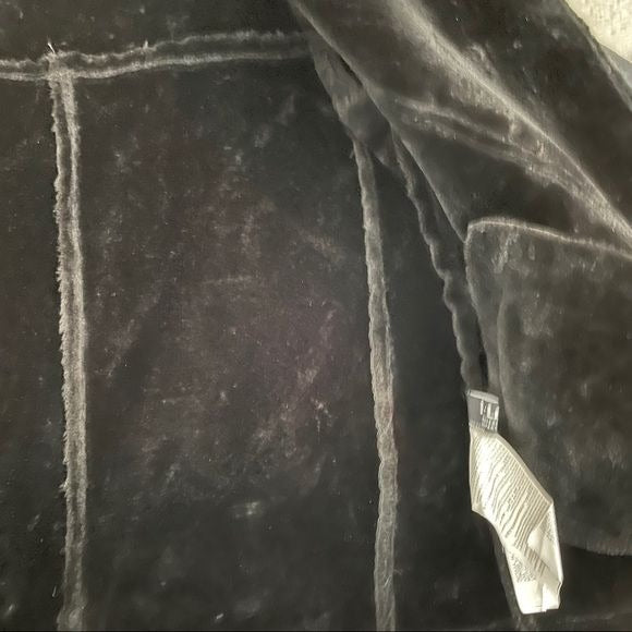 Shearling Bomber Coat L