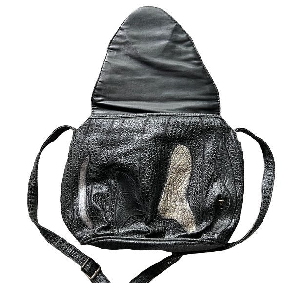 Black Vintage NAS Handbag