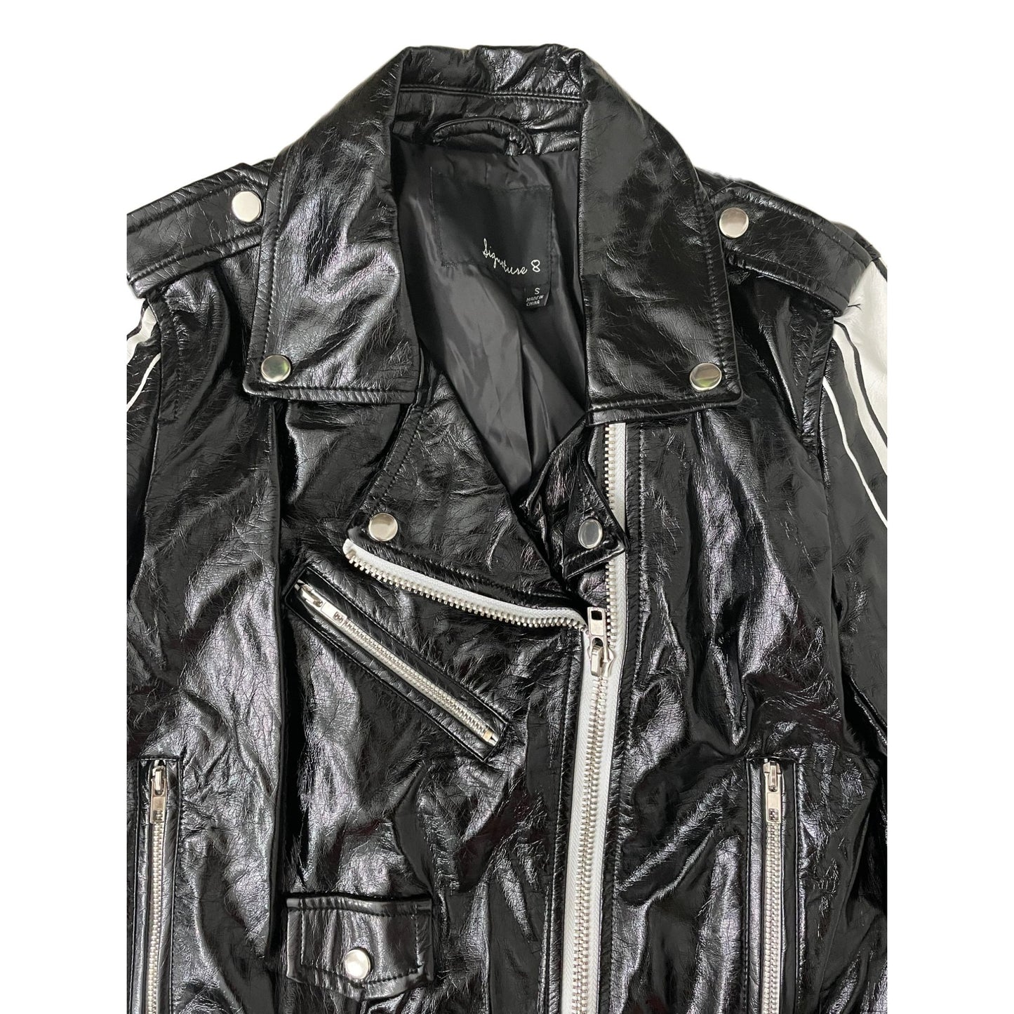 Signature 8 Moto Biker Jacket - S