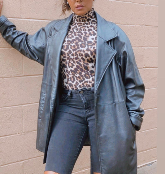 Vintage Wilson's Leather Coat - XL