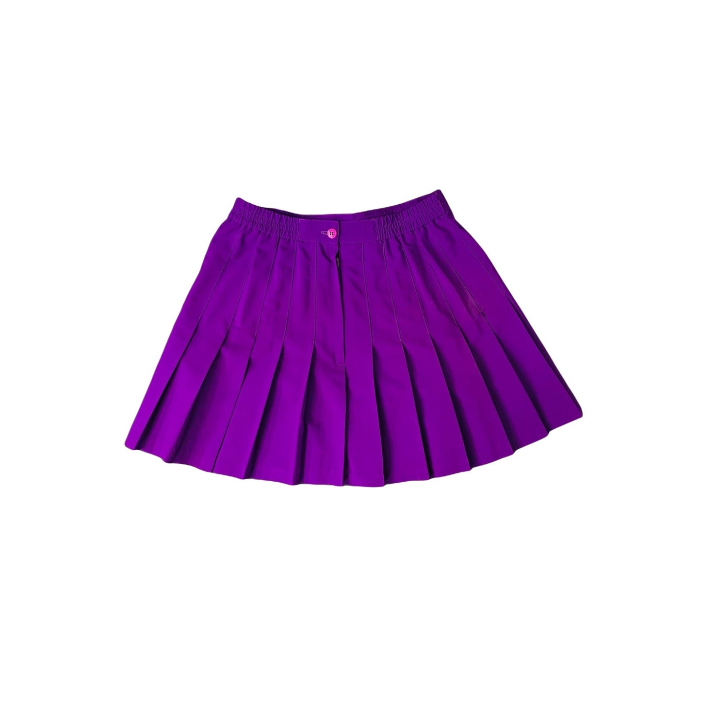 Kaelin Purple Pleated Mini Skirt - 8
