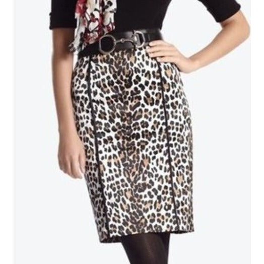 WHBM Leopard Skirt - 6