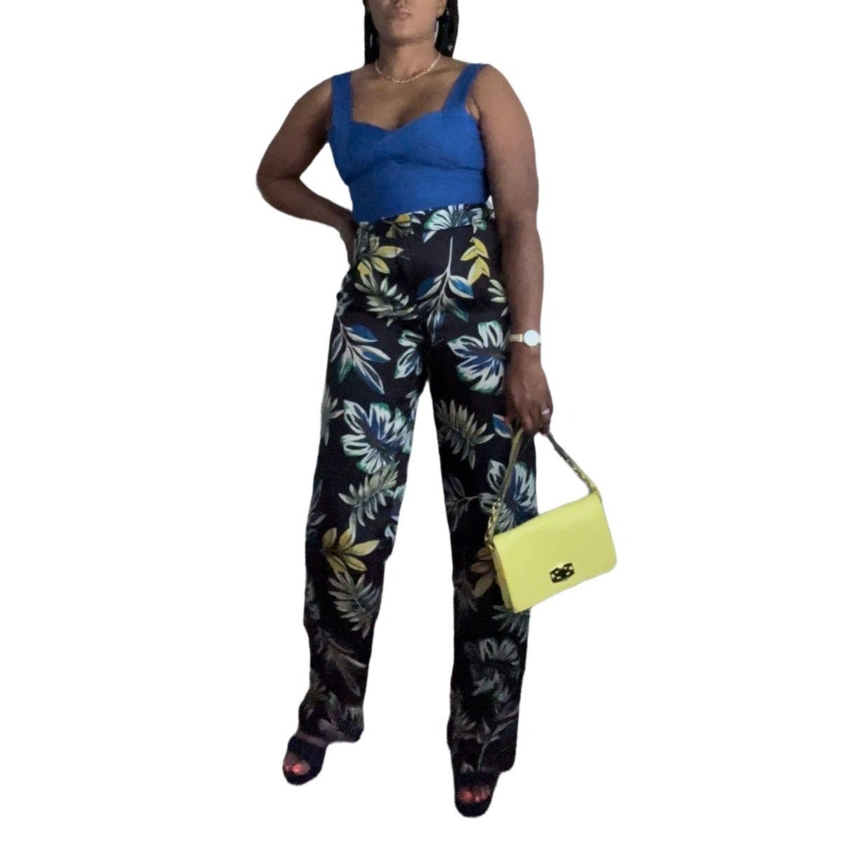 Zara Floral Wide Leg Pants - M – AJA Brand