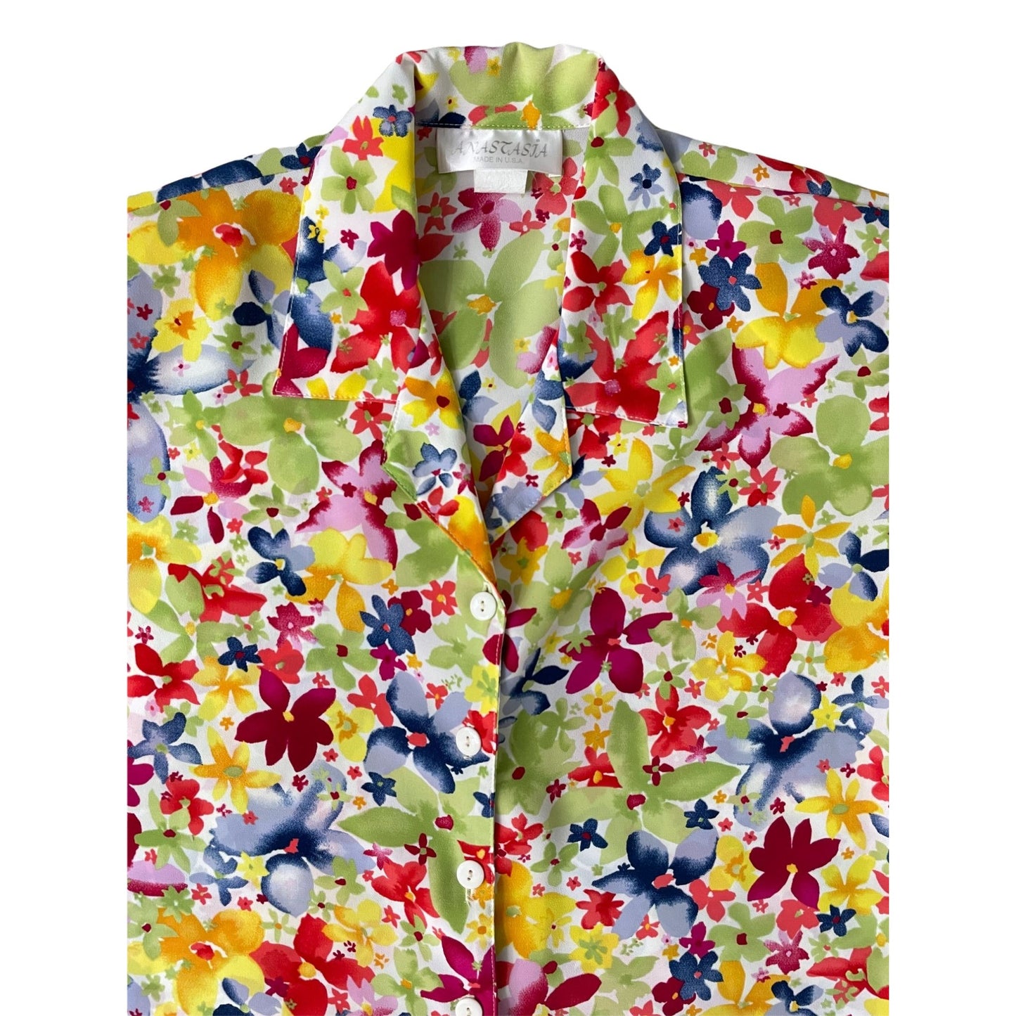 Vintage Floral Print Top - XL