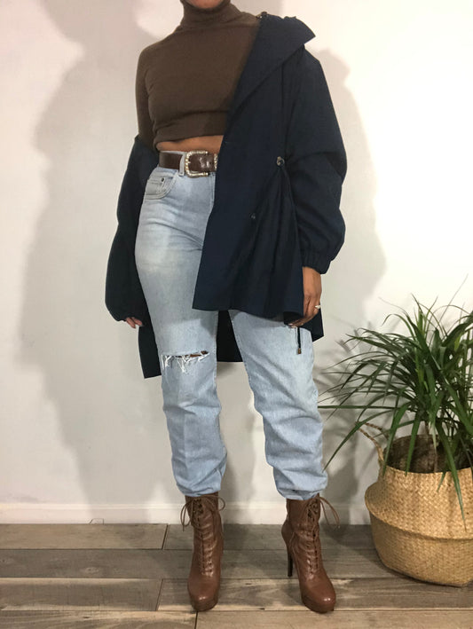 Vintage Jacqueline Ferrar Hooded Parka - L