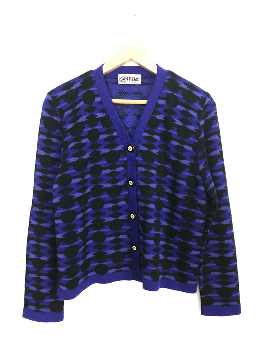 Purple Vintage Cardigan - S