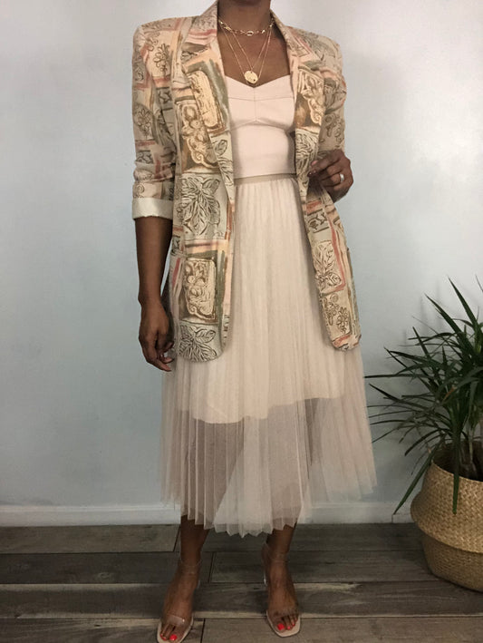 Vintage Abstract Blazer - 10