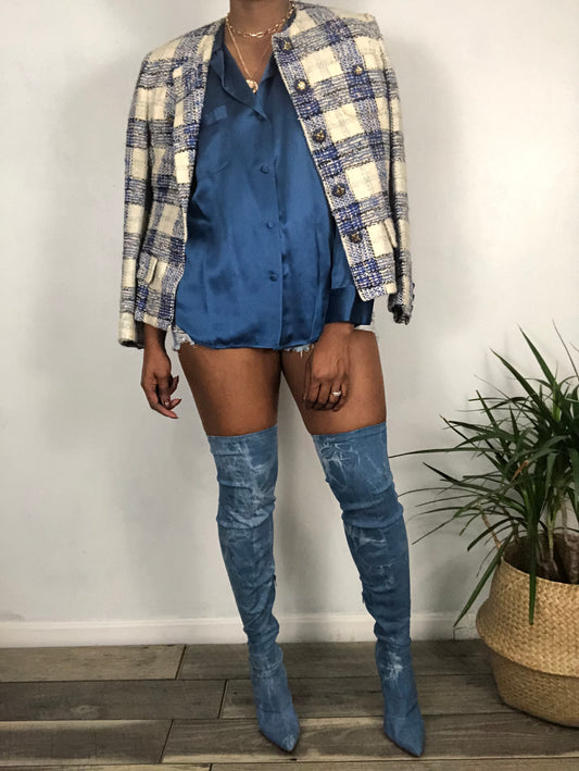 Vintage Tweed Herbert Grossman Blazer - 10