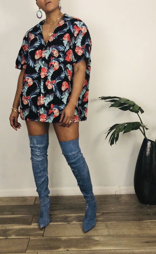 Men's J. Crew Hawaiian Top XXL