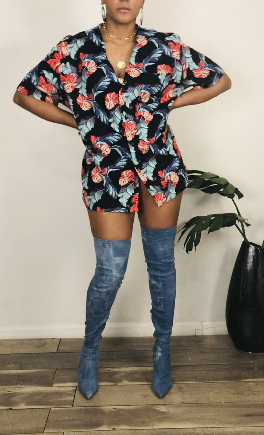 Men's J. Crew Hawaiian Top XXL