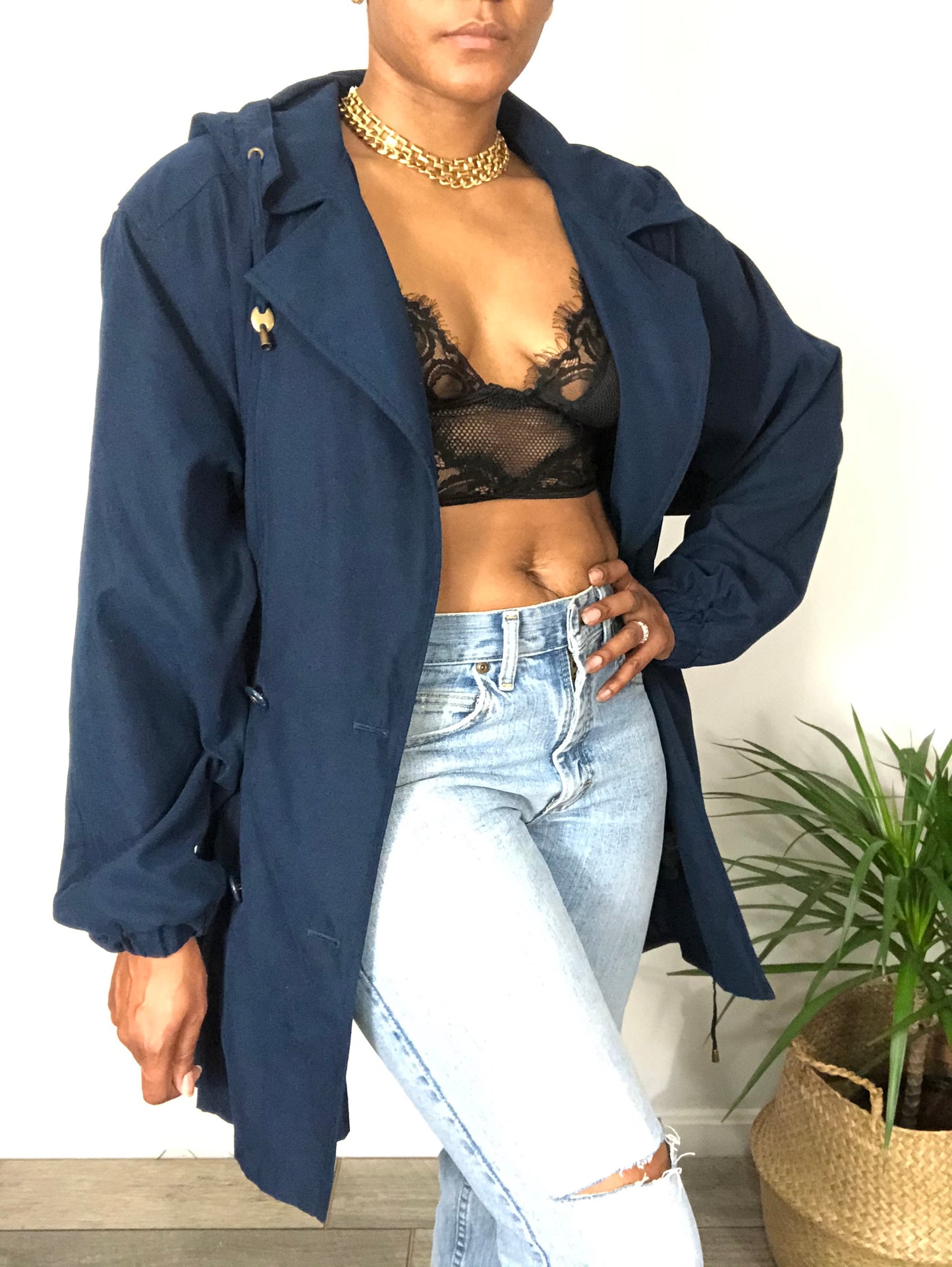 Vintage Jacqueline Ferrar Hooded Parka - L