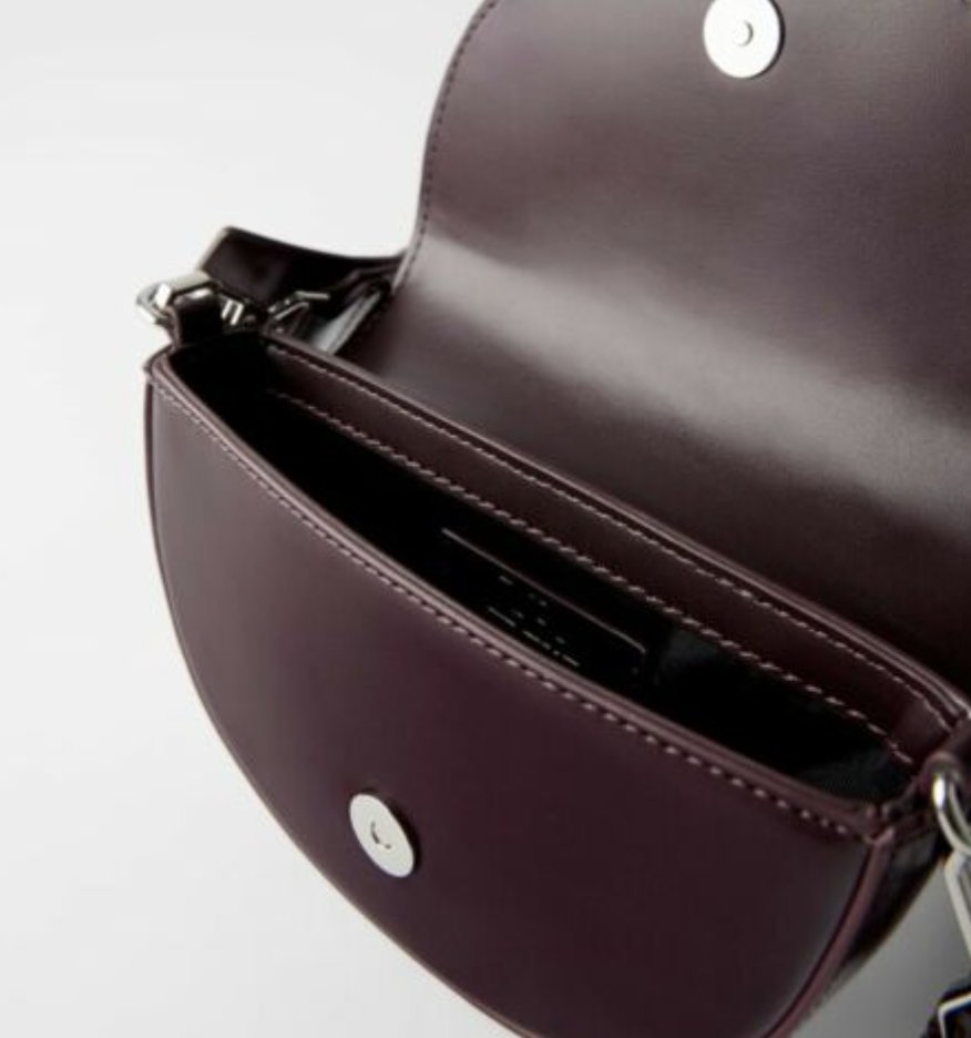 Zara Leather Crossbody Bag