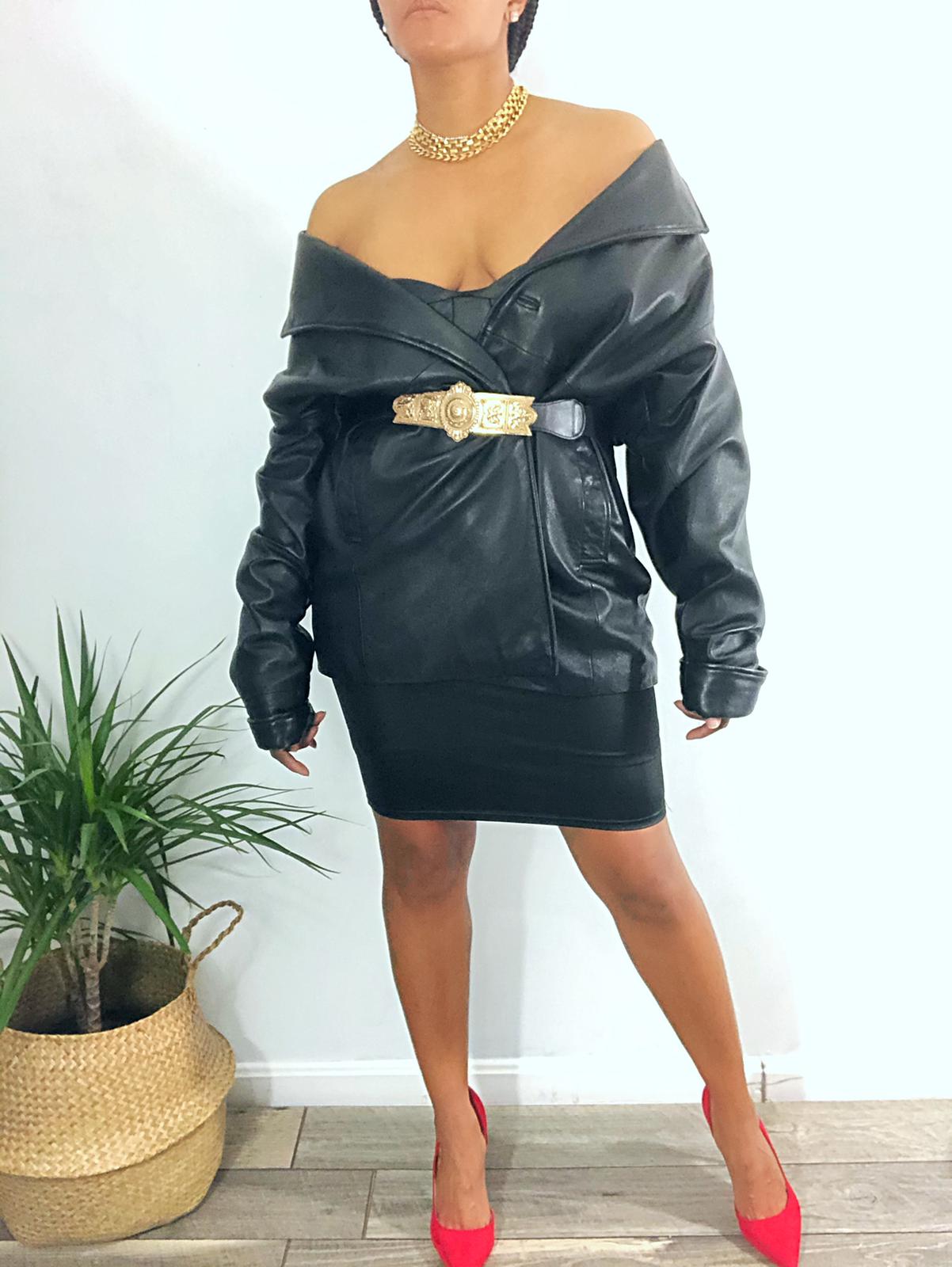 Vintage Wilson's Leather Coat - XL