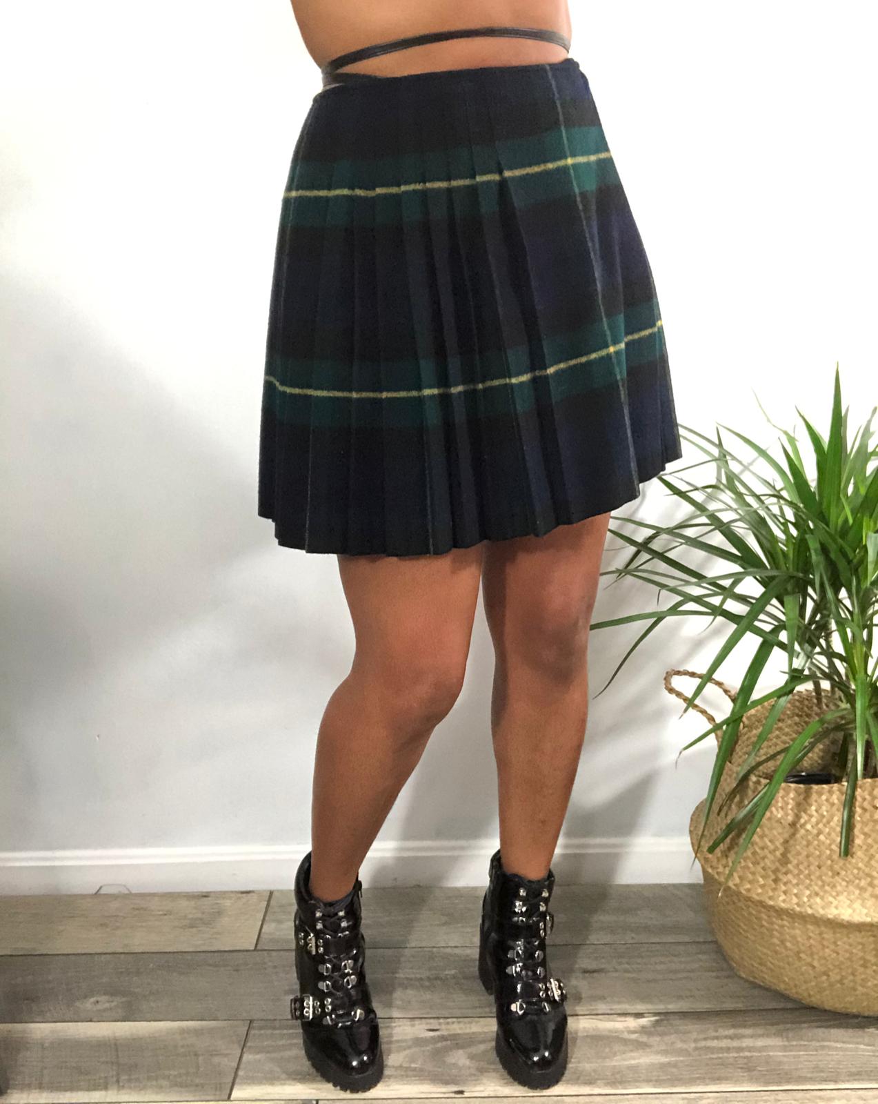 Vintage DKNY Plaid Skirt 10