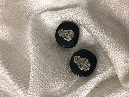 Vintage Reptile Clip-on Earrings