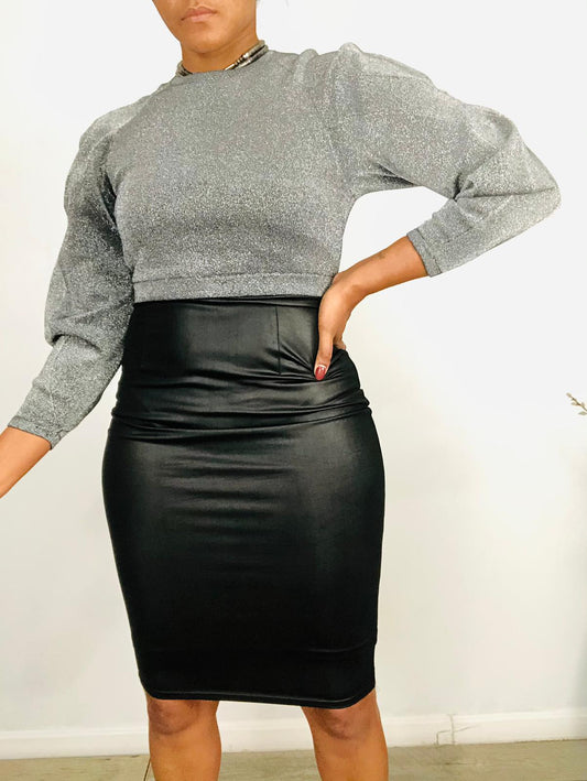 BCBG Glitter Sweatshirt - S