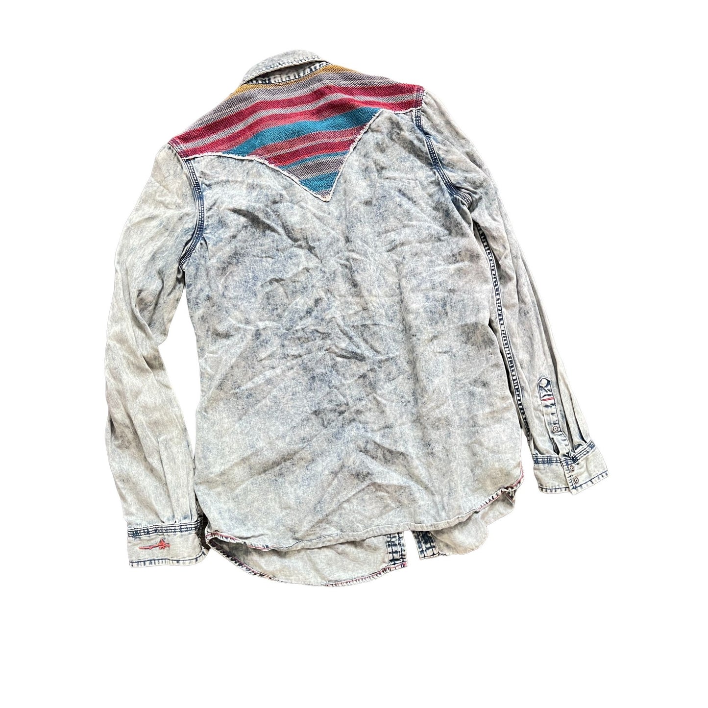Ryan Micheal Western Denim Button Up - M