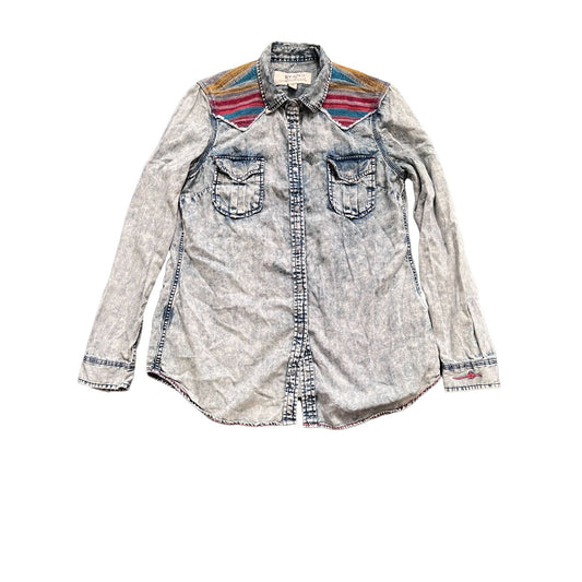 Ryan Micheal Western Denim Button Up - M