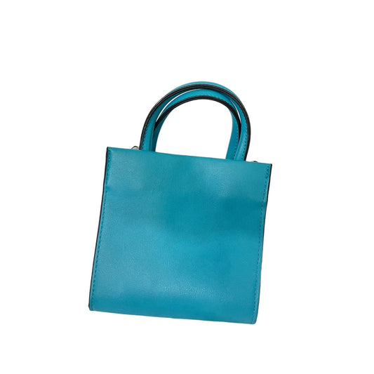 Teal Leather Crossbody Bag