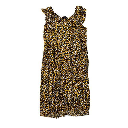 Leopard Ruffle Sleeveless Dress - XXL