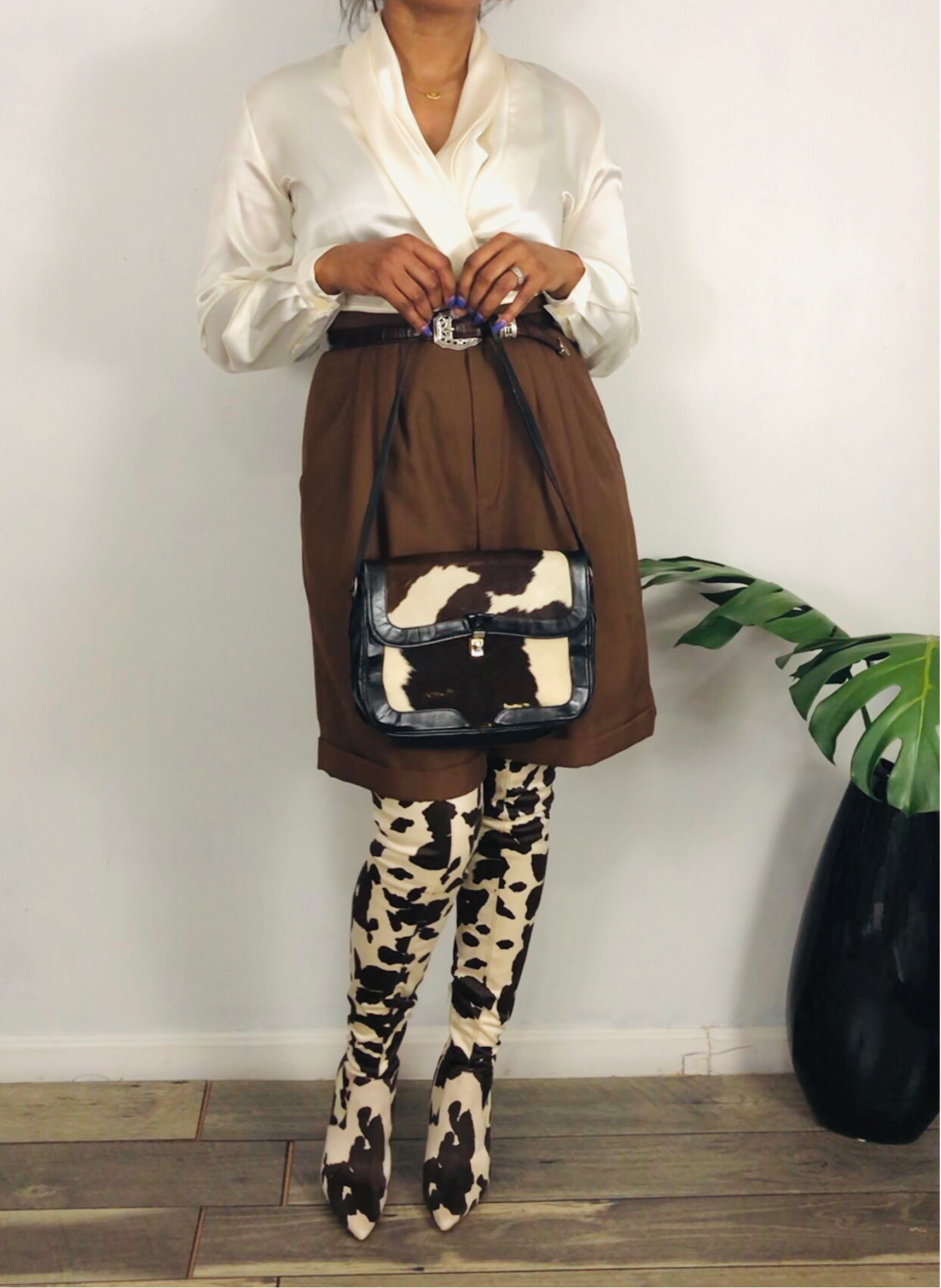 Vintage Silky Blouse - 8