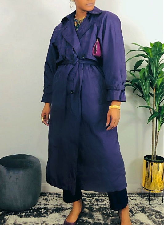 Purple Rain Trench Jacket 8
