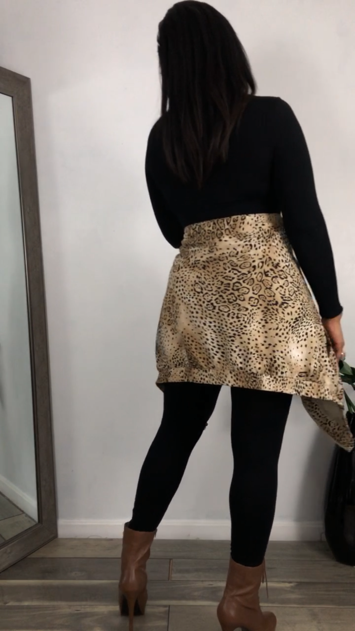 Vintage Cheetah Print Bomber - 1X