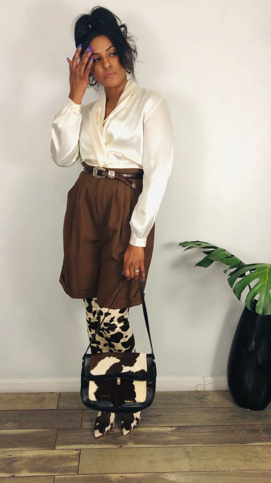 Vintage Silky Blouse - 8