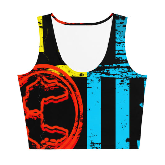 AJA Brand Crop Top - Motherland Unity Print