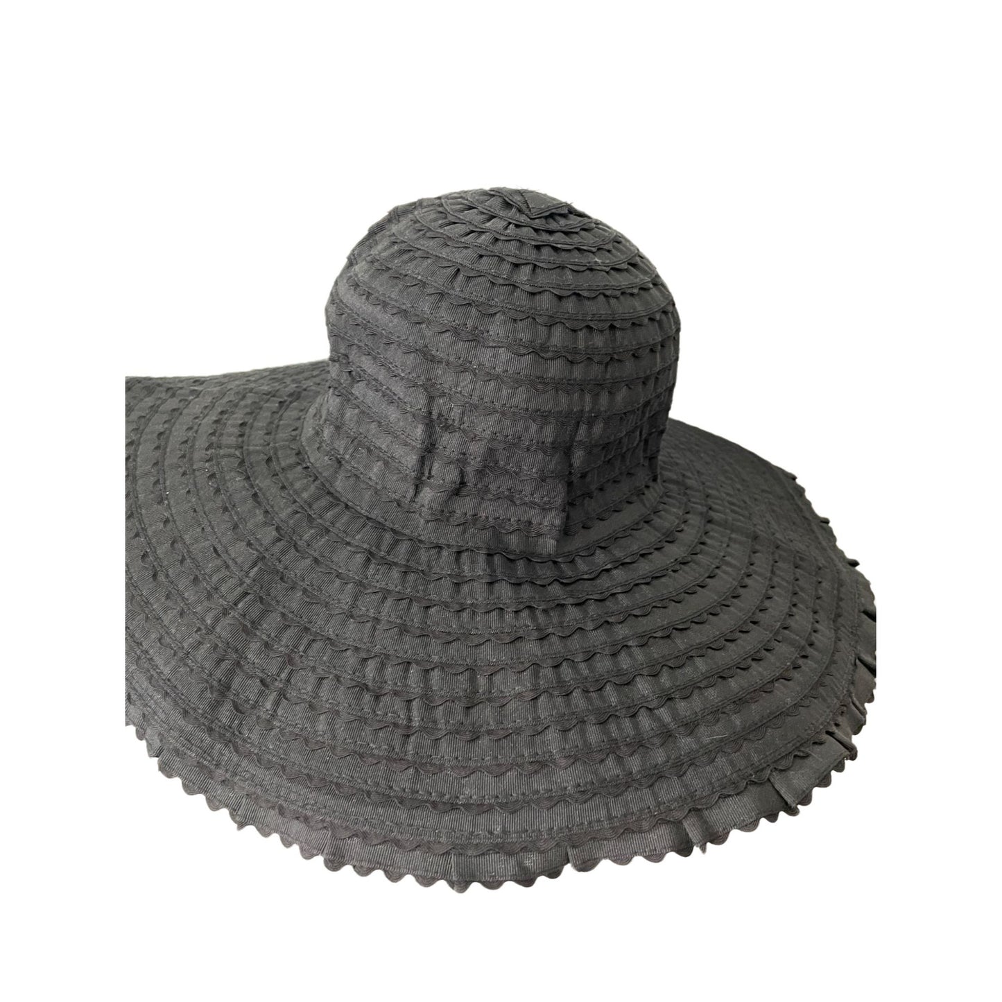 Black Floppy Beach Hat