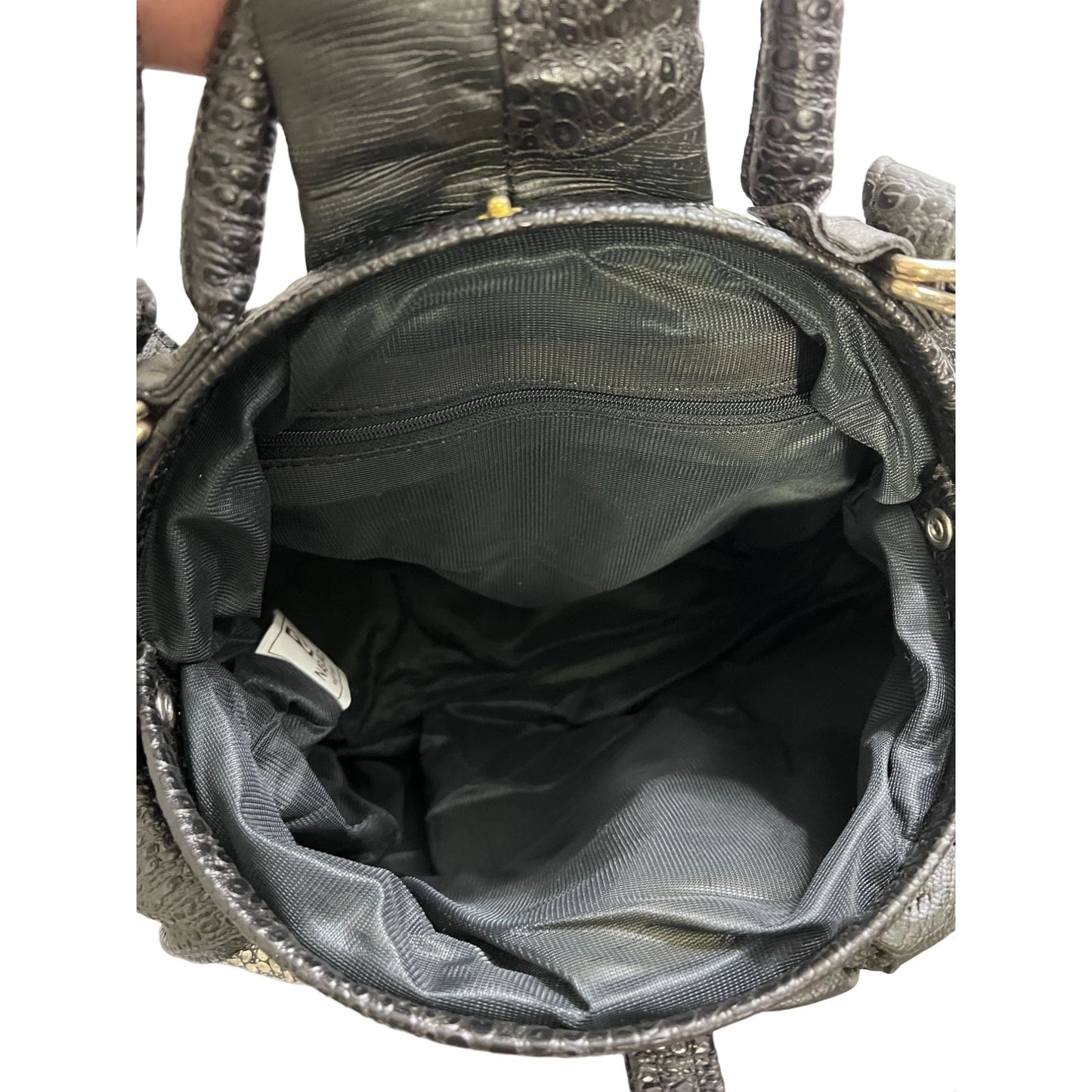 Black Vintage NAS Flame Handbag