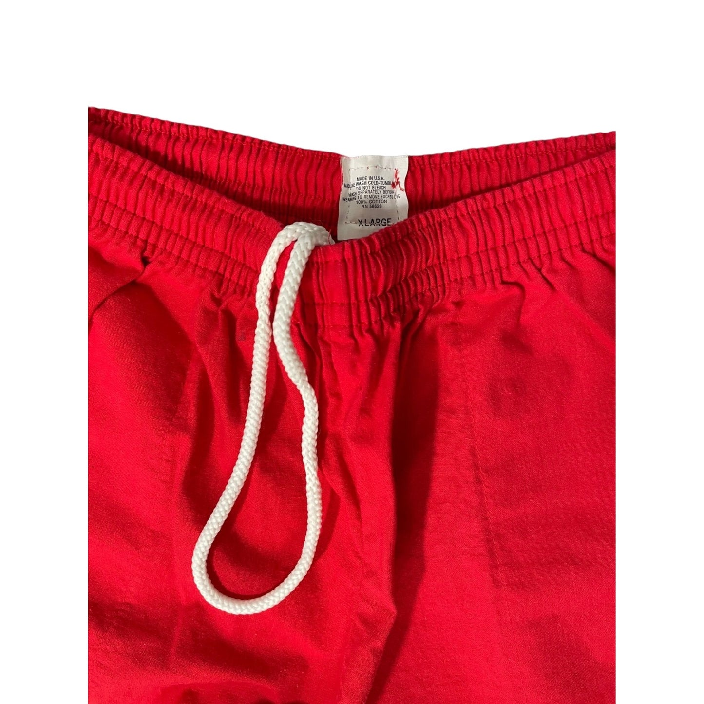 Vintage Red Drawstring Pants - XL