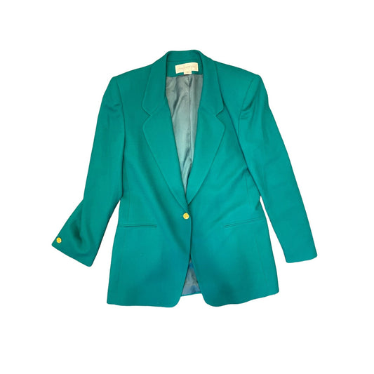 Vintage Kelly Green Blazer - 12