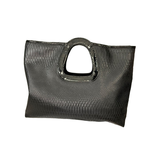 Black Snakeskin Handbag