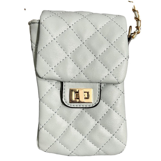 Mint Quilted Chain Bag