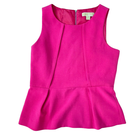 Michael Kors Sleeveless Peplum Top - M