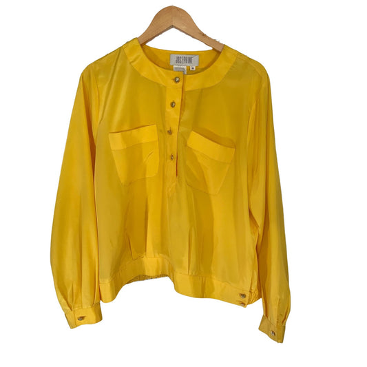 Vintage Yellow Pullover Top - 2X