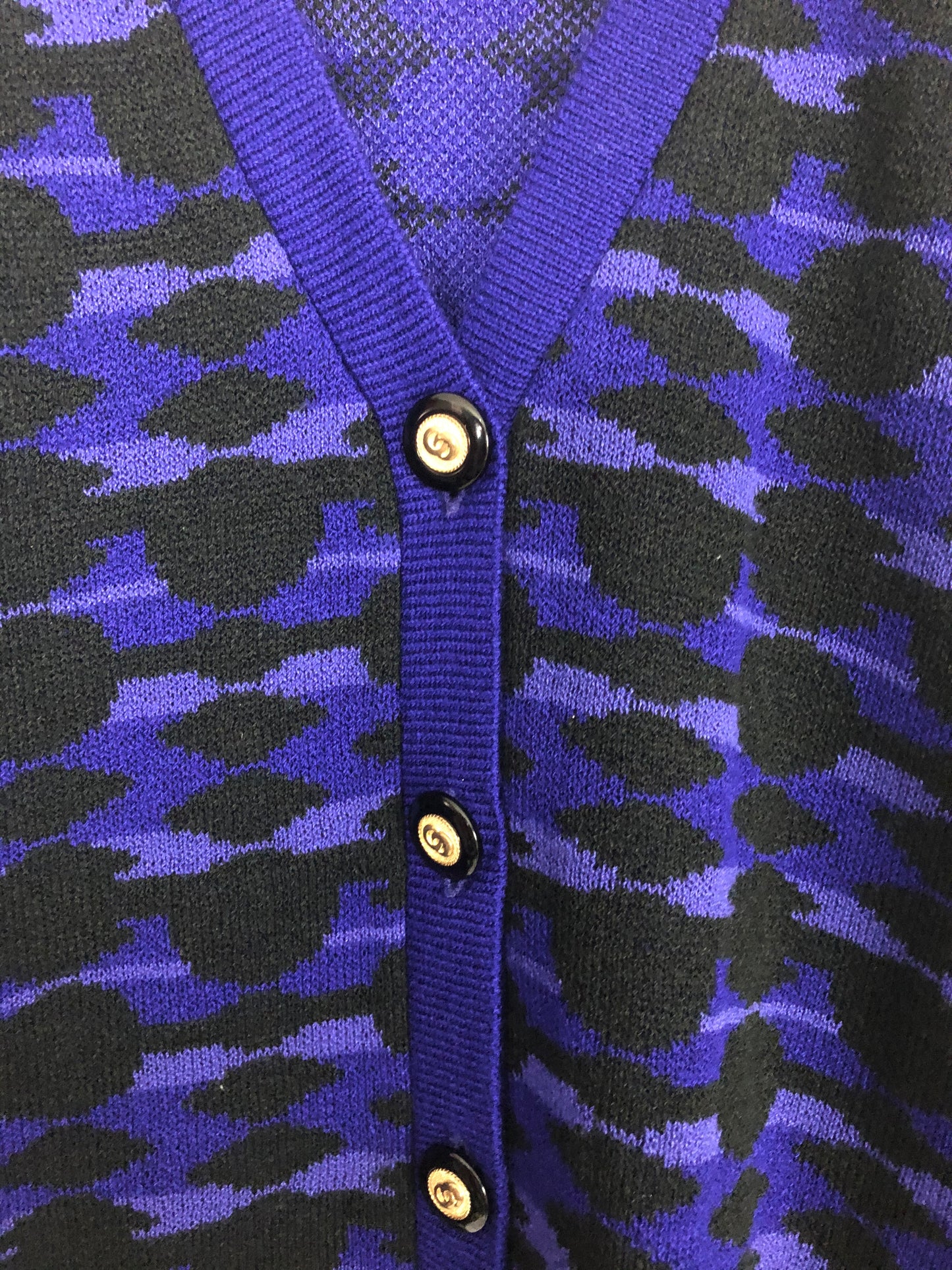 Purple Vintage Cardigan - S