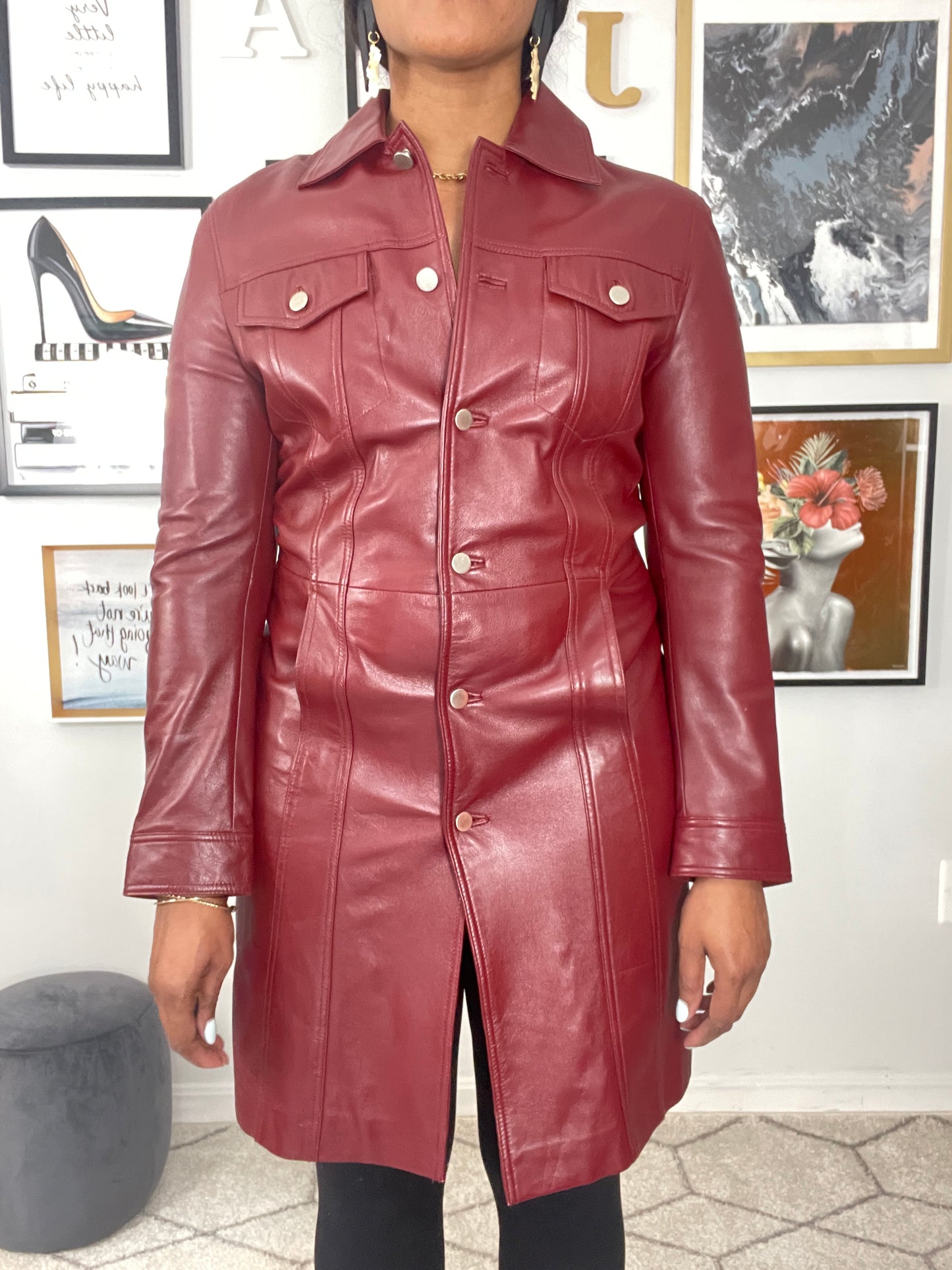 Vintage Leather Jacket/Dress