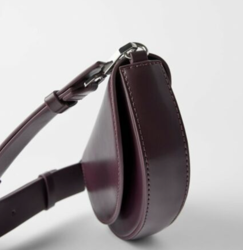 Zara Leather Crossbody Bag
