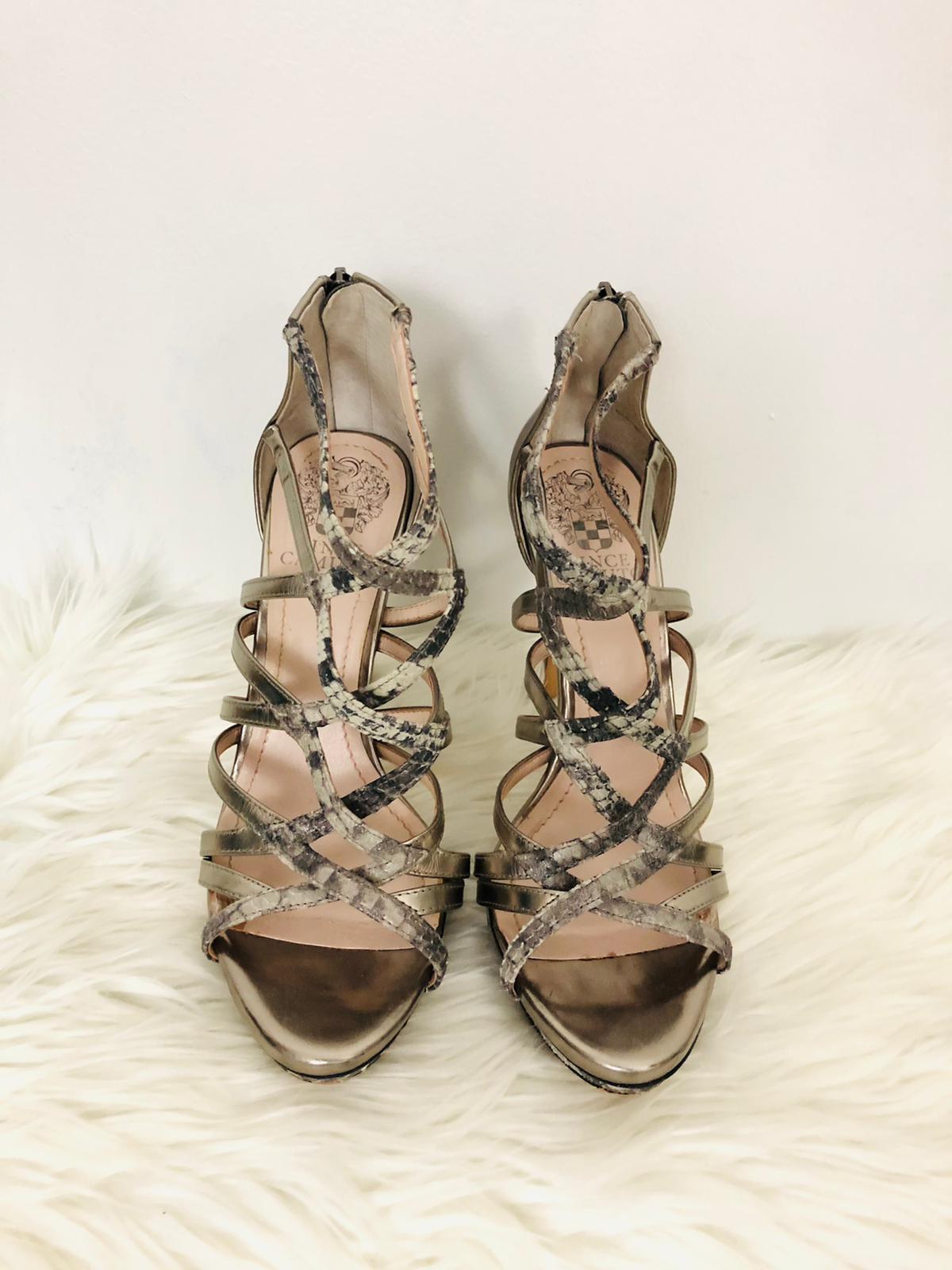 Vince Camuto Strappy Heels 6.5
